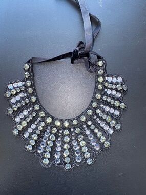 - Black Ribbon Necklace